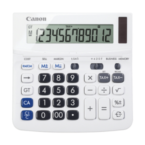 Canon WS-220TSG White 12-Digit Display