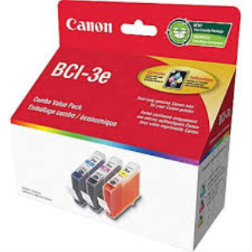 BCI-3e Cyan/Magenta/Yellow Ink Value Pack