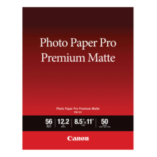 PM-101 8.5" x 11" Photo Paper Pro Premium Matte (50 sheets/pack)