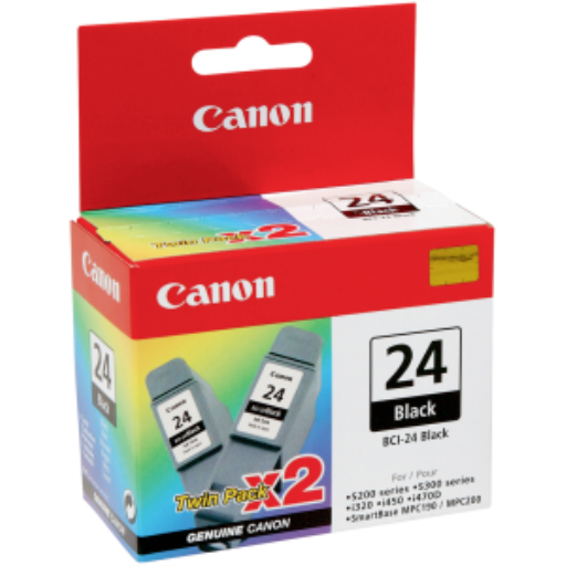 BCI-24 Black Twin Ink Value Pack