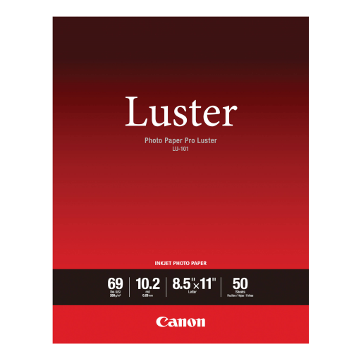 LU-101 8.5" X 11" Photo Paper Pro Luster (50 sheets/pack)