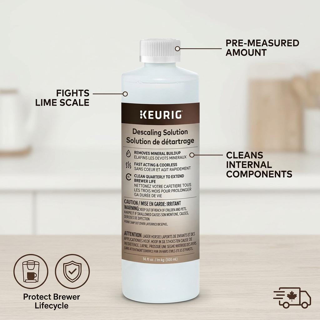 DESCALING SOLUTION-KEURIG 414ML. 1/EA