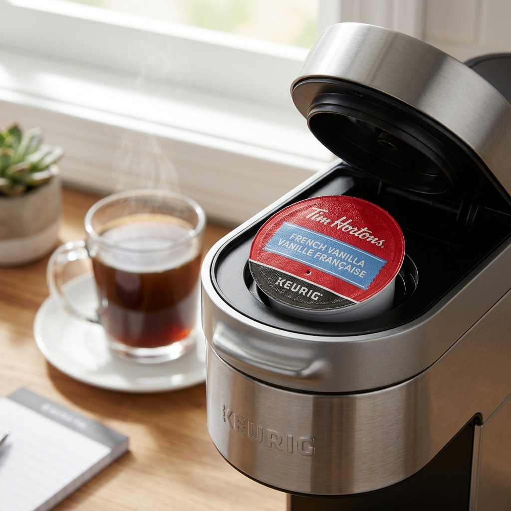 COFFEE-K CUP TIM HORTONS FRENCH VANILLA-13114 24/BX