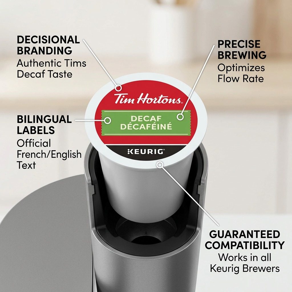 COFFEE-K CUP TIM HORTONS DECAF-11308 24/BX