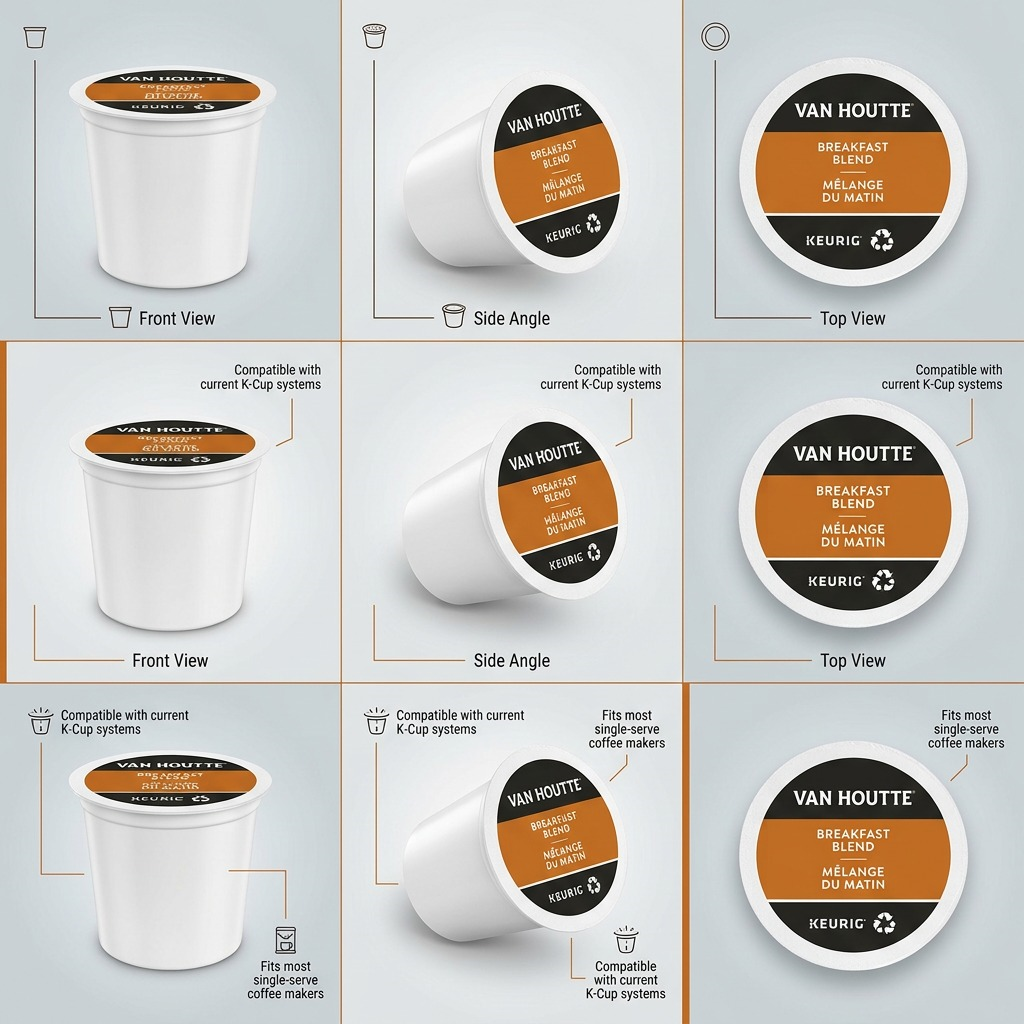 COFFEE-K CUP VAN HOUTTE BREAKFAST BLEND (19717) 24/BX