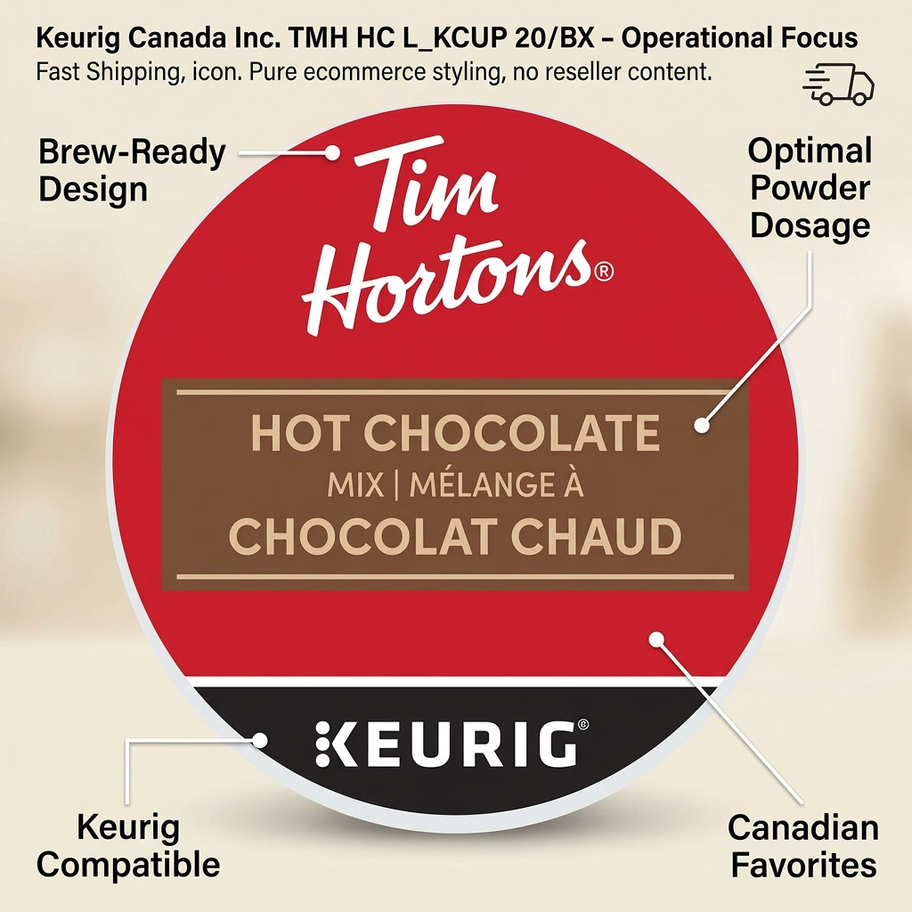 HOT CHOCOLATE-K CUP TIM HORTONS 20/BX