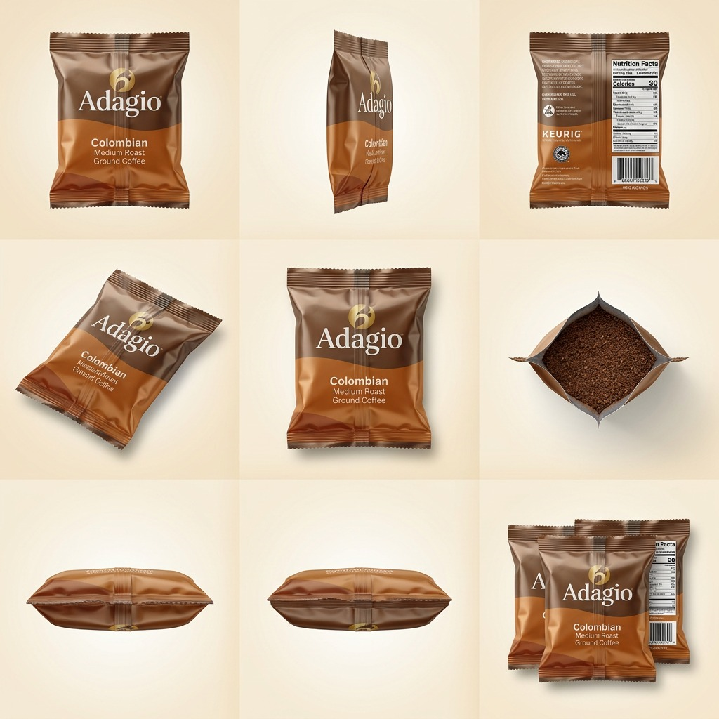 Adagio Coffee Ground - Adag Colomb Med Grd 2.5Oz