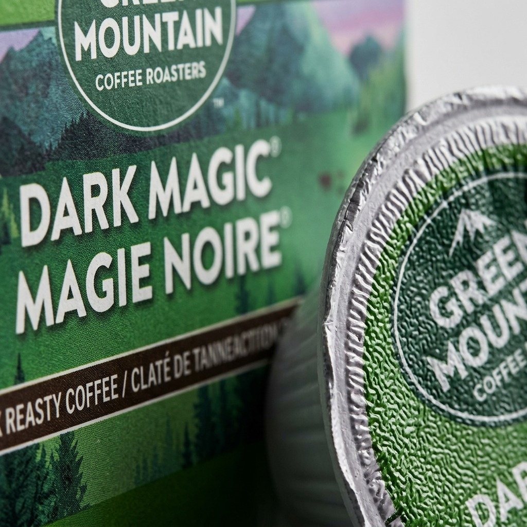 COFFEE-K CUP GREEN MOUNTAIN DARK MAGIC, DARK ROAST 24/BX