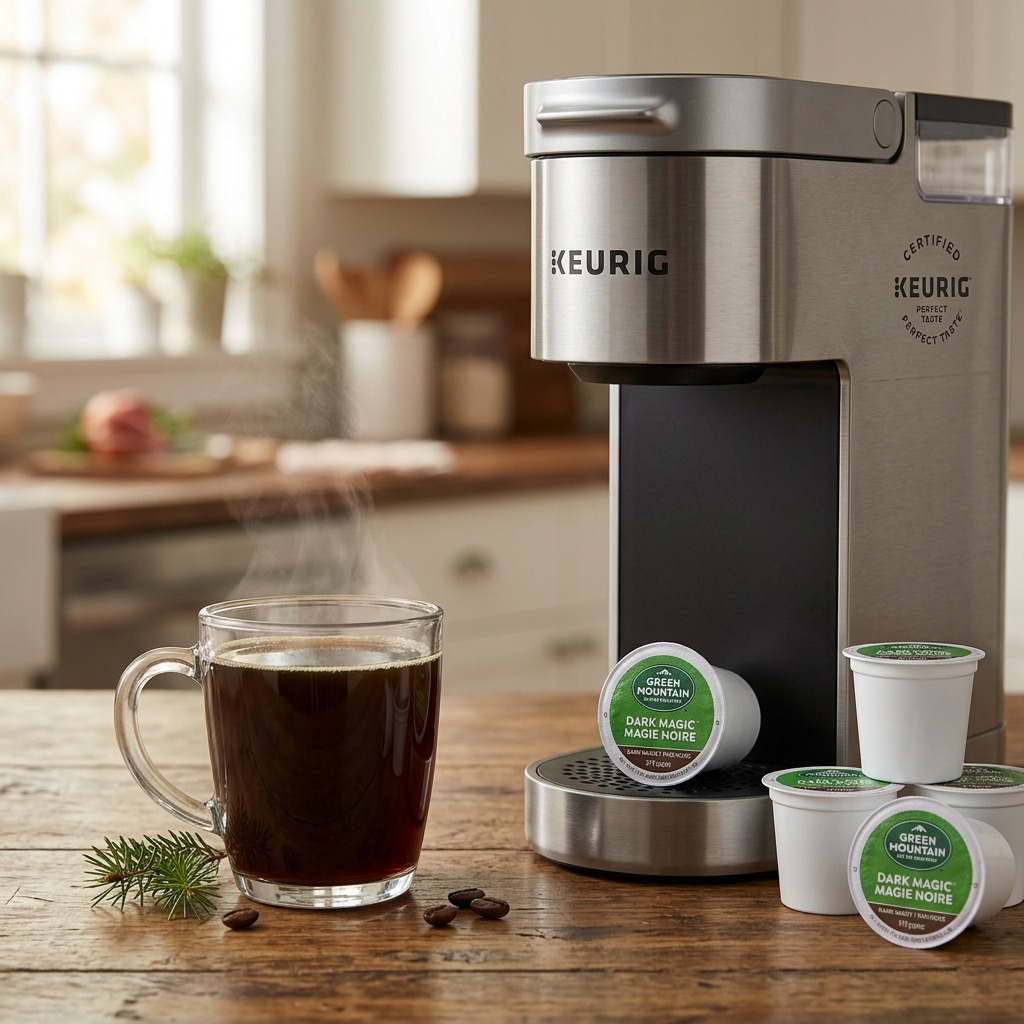 COFFEE-K CUP GREEN MOUNTAIN DARK MAGIC, DARK ROAST 24/BX