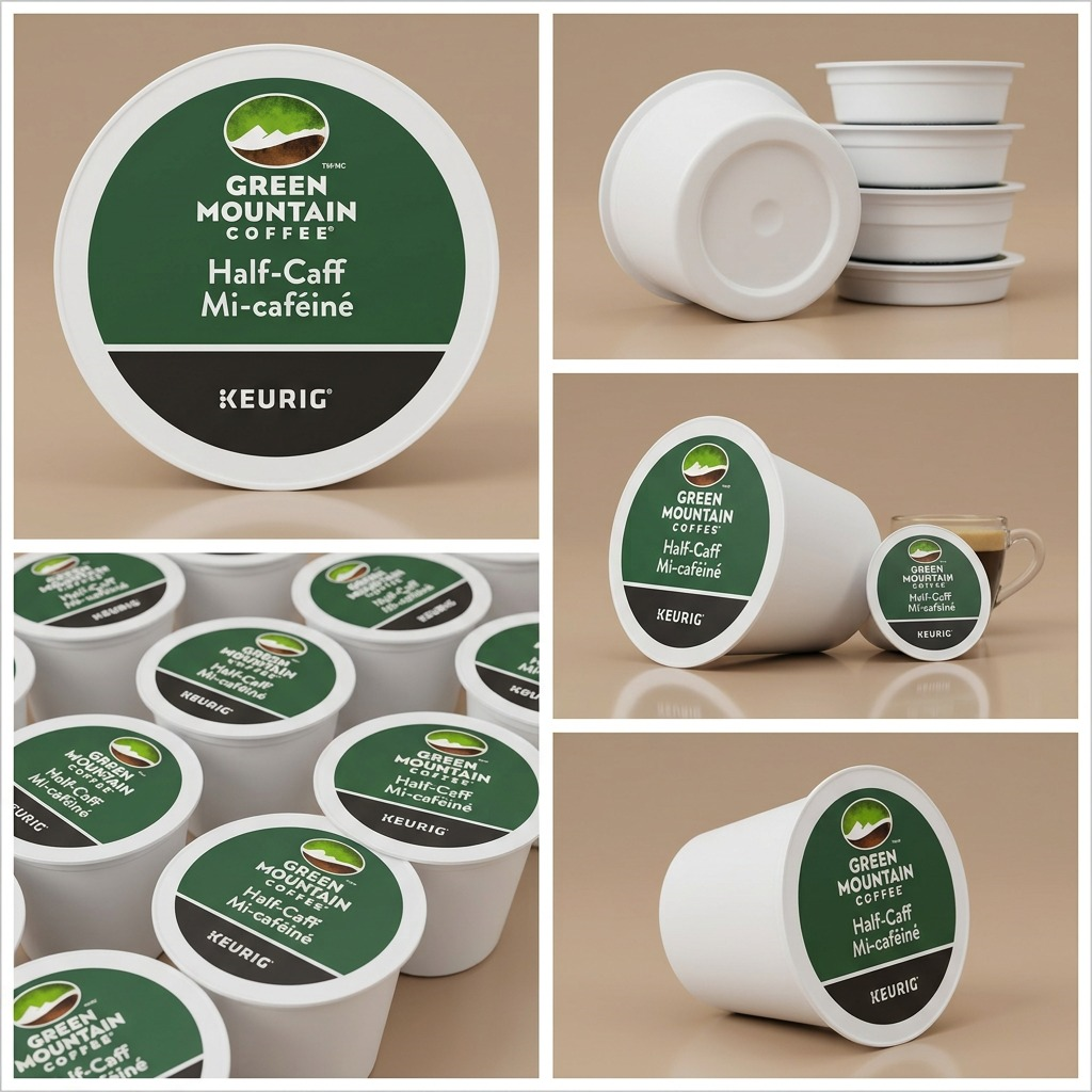 COFFEE-K CUP GREEN MOUNTAIN HALF-CAFF MEDIUM ROAST 24/BX