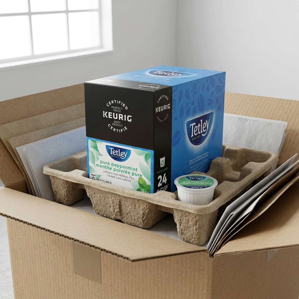 TEA-K CUP TETLEY PURE PEPPERMINT 24/BX 24/BX
