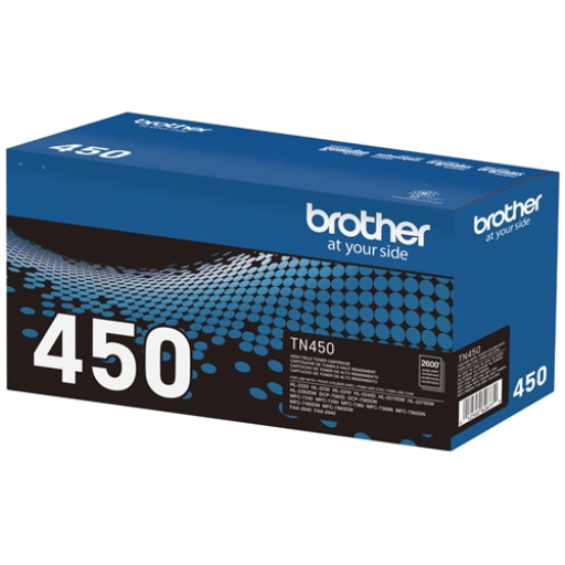 Cartouche de toner noire Brother TN450, haute capacité