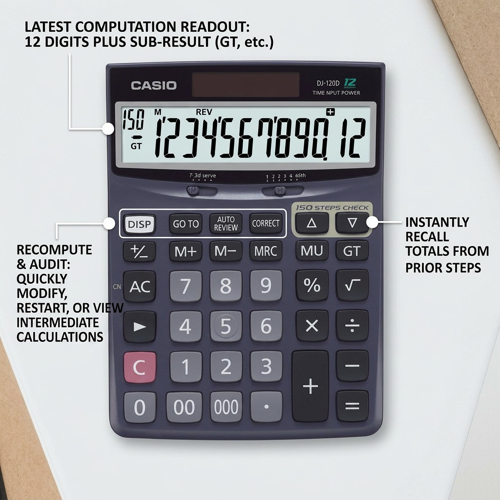Casio DJ-120D Desk Calculator