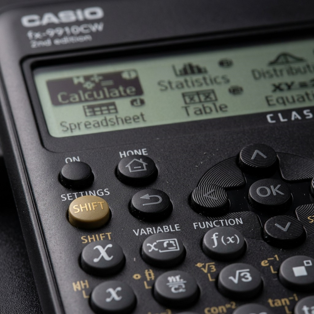 Casio FX-9910CW Black AAA Power Scientific Calculator