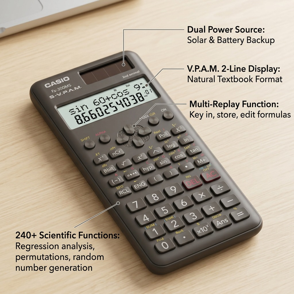 Casio FX300MSPLUS2 Scientific Calculator