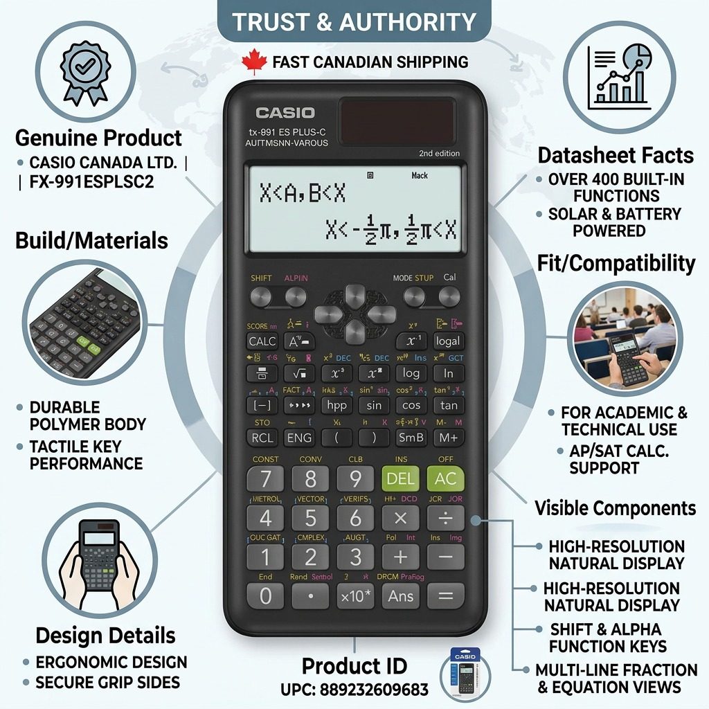 Casio FX-991ESPLSC2 Scientific Calculator