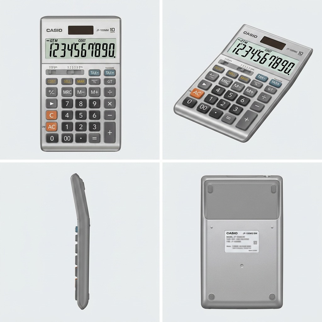 Casio JF-100MS/BM Desk Calculator