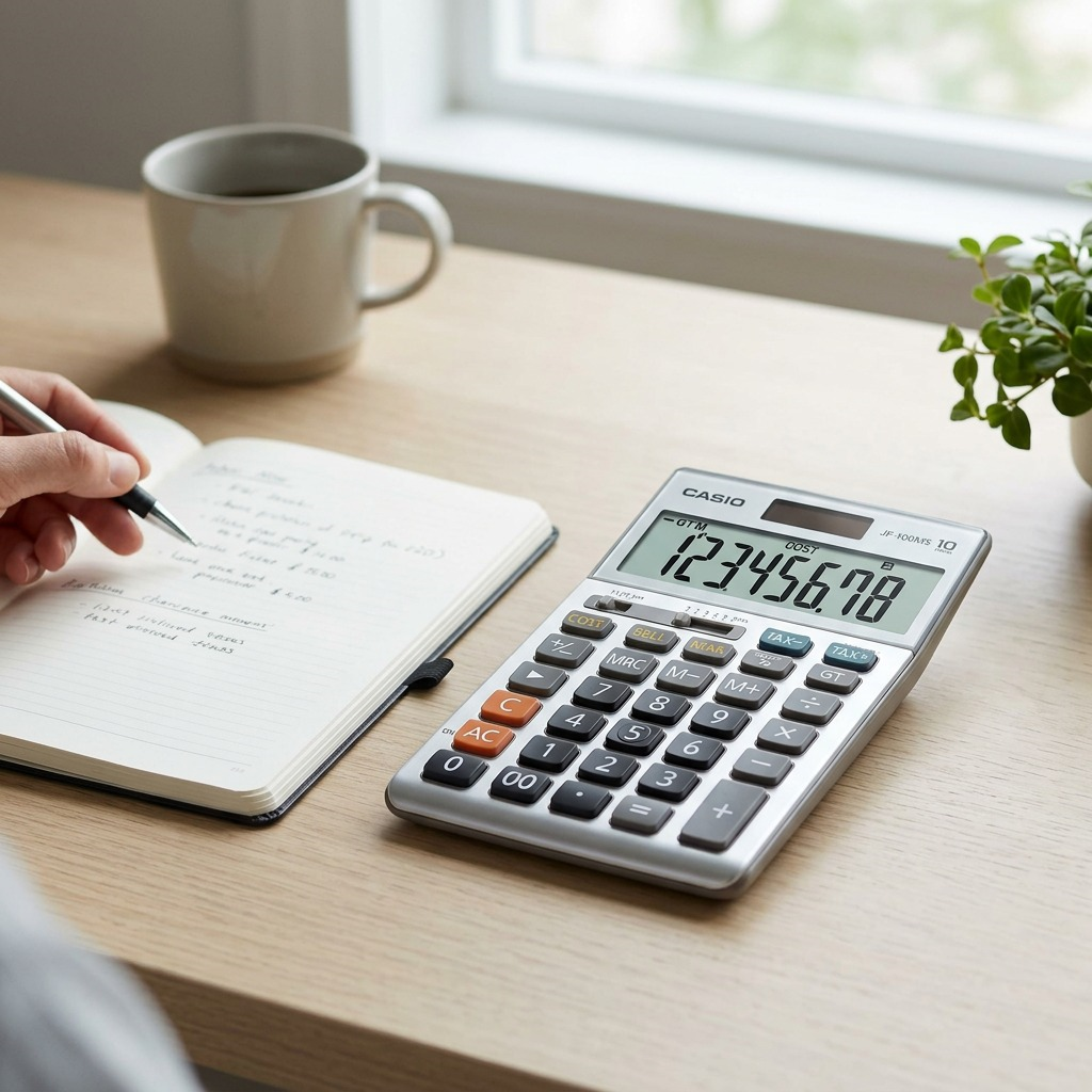 Casio JF-100MS/BM Desk Calculator