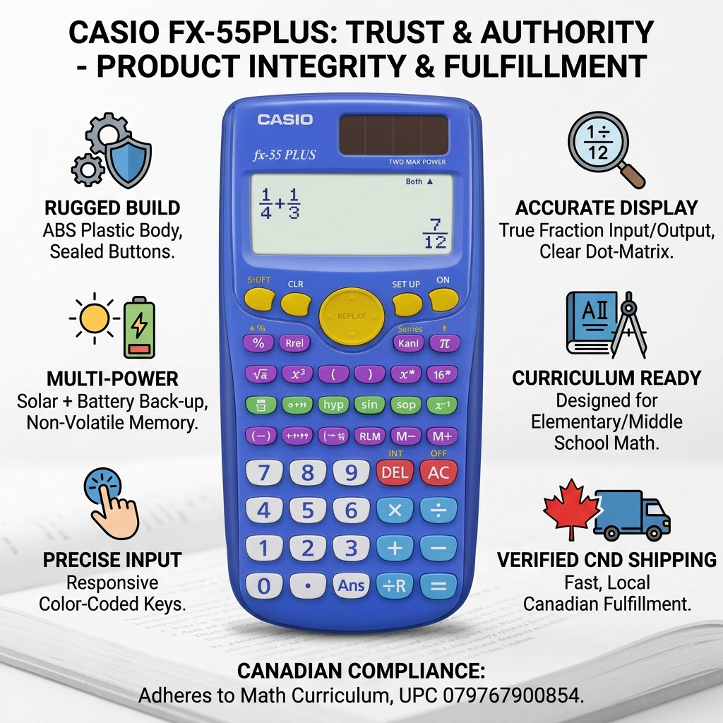 Casio FX-55PLUS Scientific Calculator