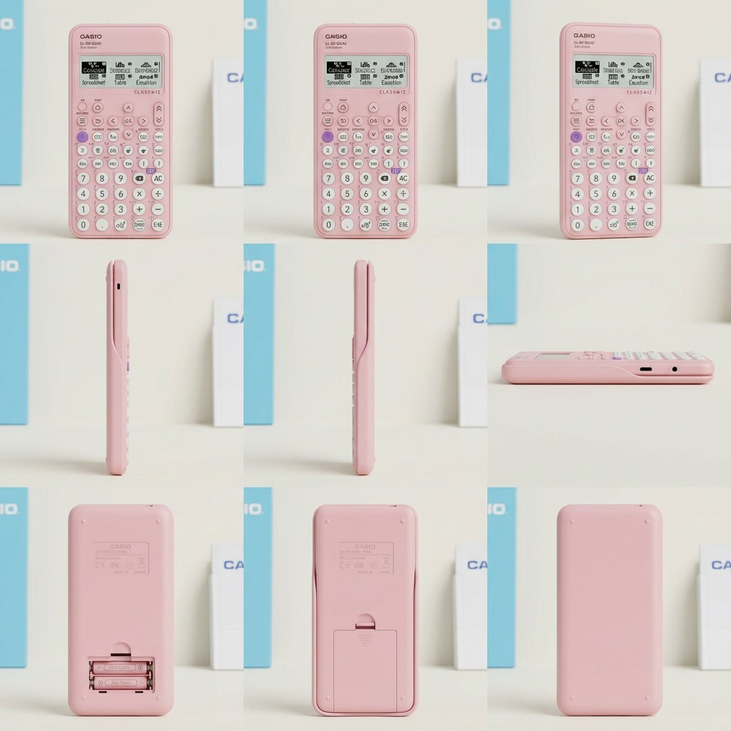 Casio FX-9910CW Pink AAA Power Scientific Calculator