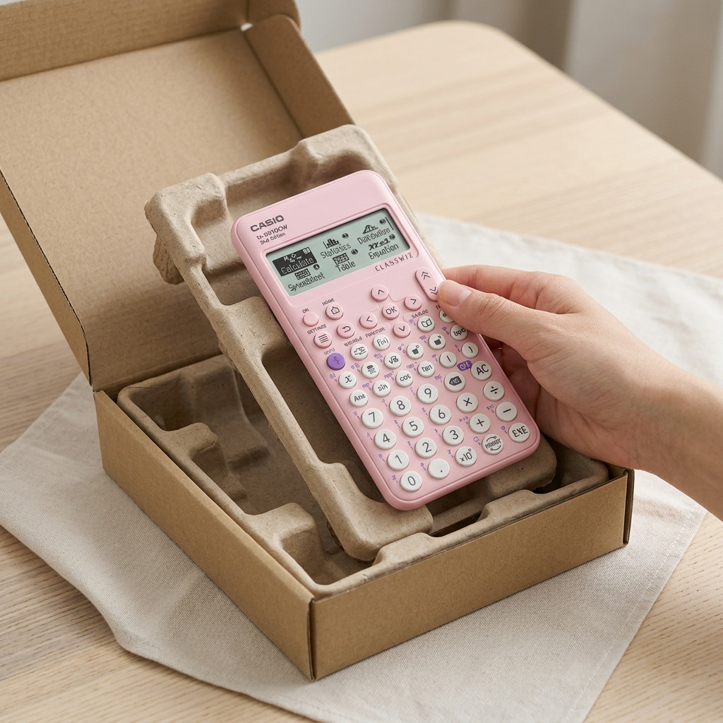 Casio FX-9910CW Pink AAA Power Scientific Calculator
