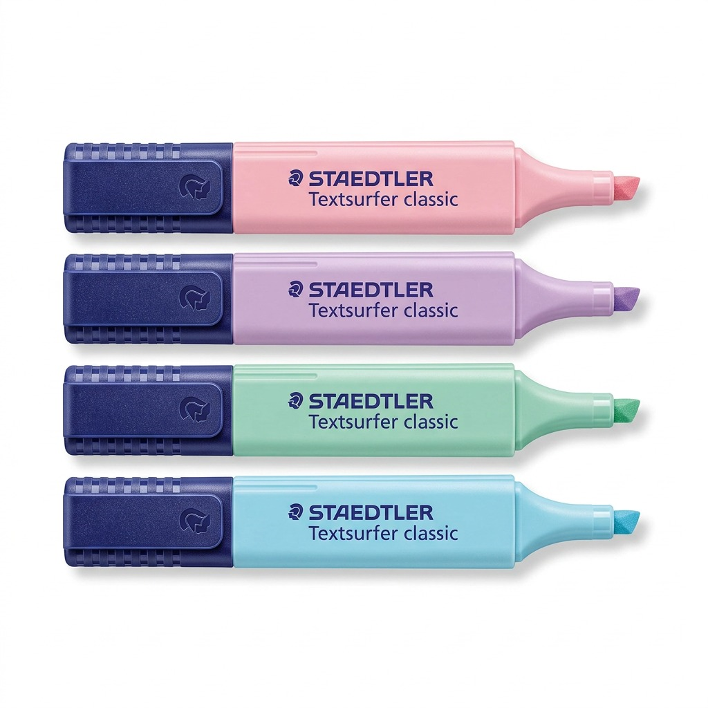 Staedtler Highlighter Textsurfer Pastel 4-Pack Wallet