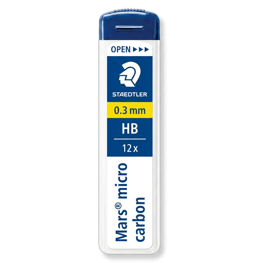 Staedtler Mechanical Pen Lead Mars Micro0.3 HB 12-Pack