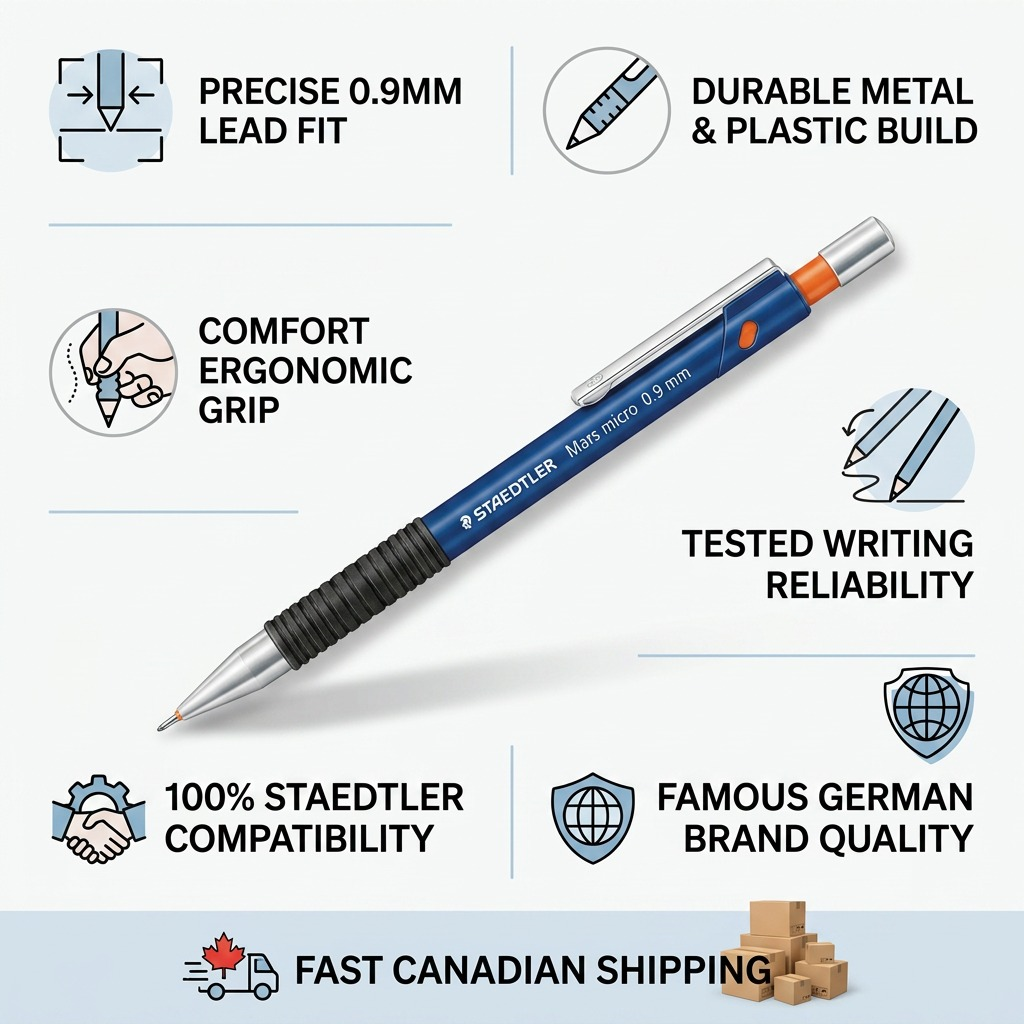 Staedtler Mechanical Pencil Micro 0.9mm Blue