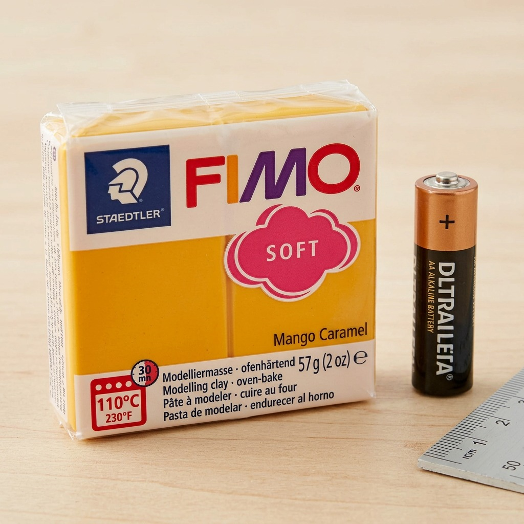 Staedtler Modelling Clay Fimo Soft Mango Caramel 57g (2 oz)