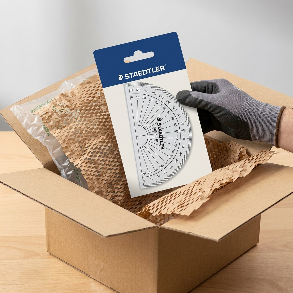 Staedtler Protractor 180 Degree Graduated 10