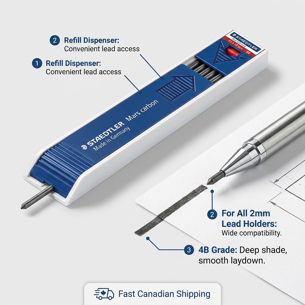 Staedtler Drawing Lead Mars Carbon 4B 12-Pack