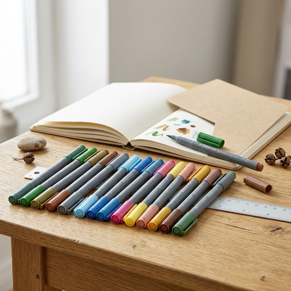 Staedtler Pigment Arts Brush Nature Colours