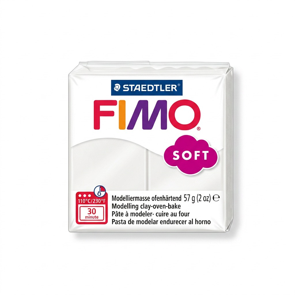 Staedtler Modelling Clay Fimo Soft White 57g (2 oz)