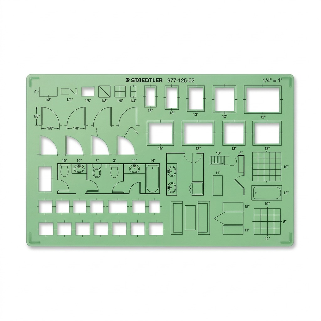 Staedtler Template Architects and Builders
