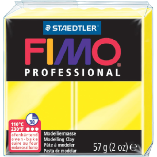 Staedtler Modelling Clay Fimo Professional Lemon Yellow 57g (2 oz)