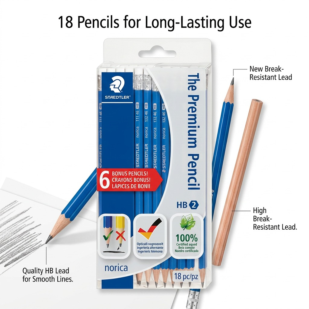 Staedtler Pencil Norica 18-Pack FSC 100%