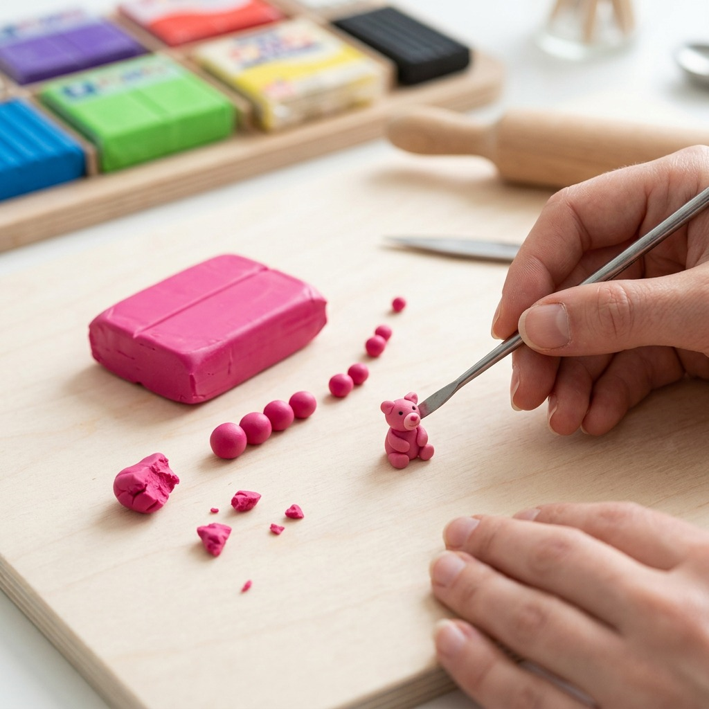 Staedtler Modelling Clay Fimo Soft Raspberry 57g (2 oz)