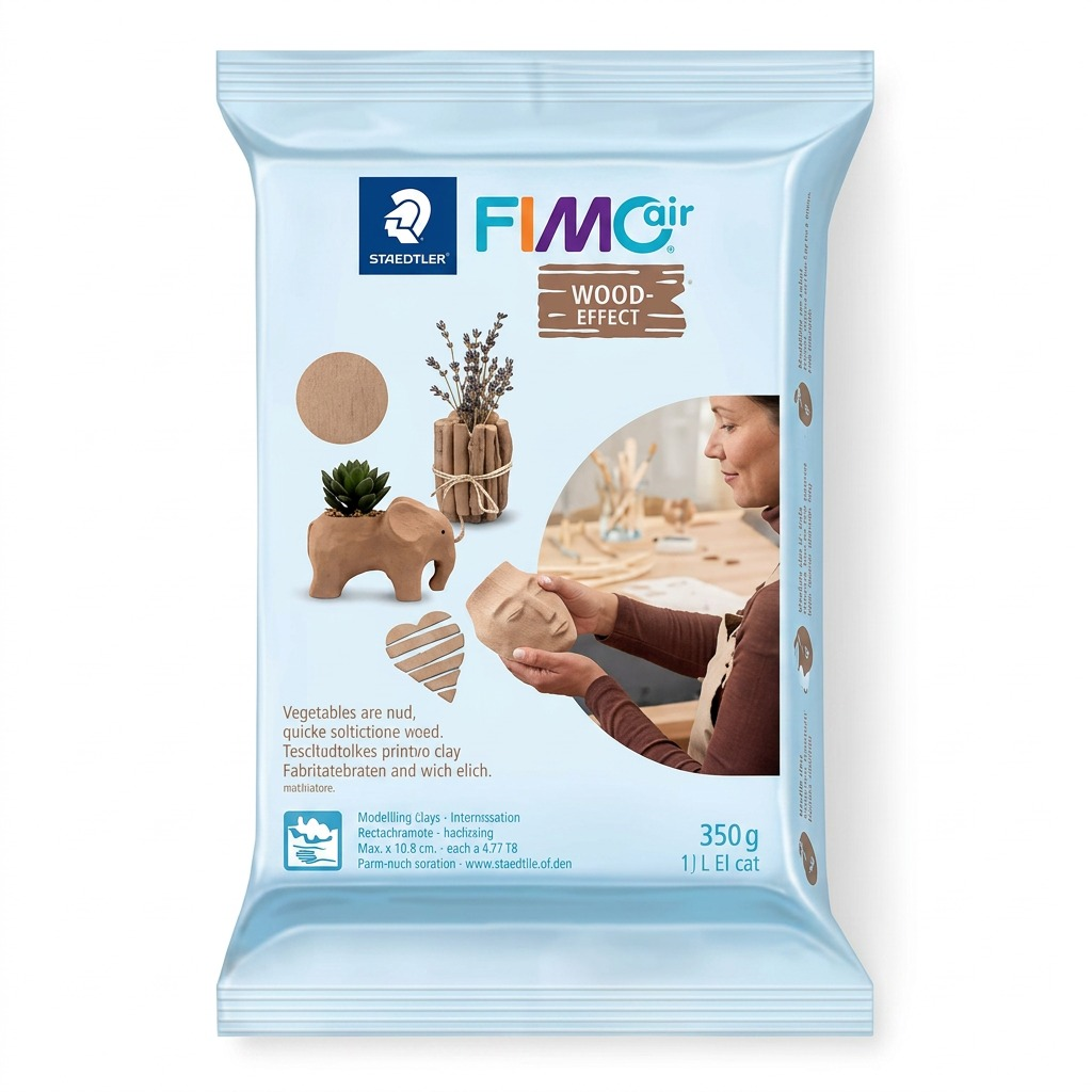 Staedtler Modelling Clay Fimoair Wood Effect 350g