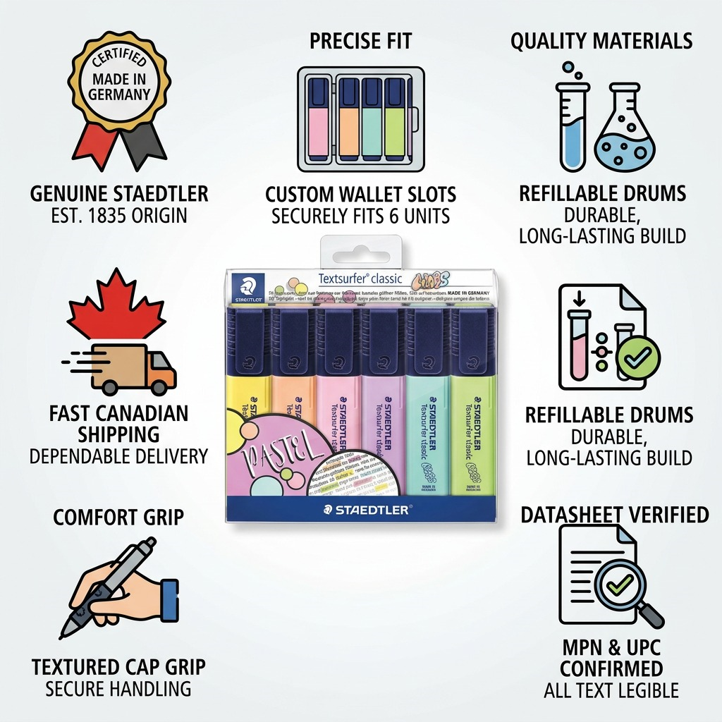 Staedtler Highlighter Textsurfer Classic 6-Pack Wallet