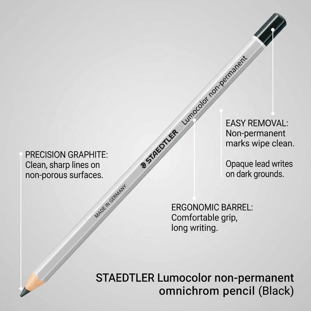Staedtler Pencil Coloured Omnichrom Black