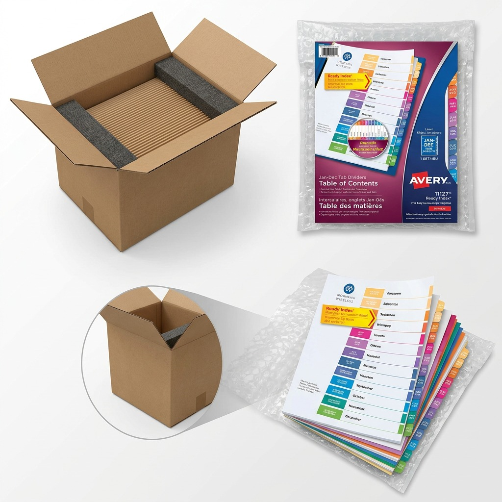Avery 11127 – Ready Index Table of Contents Dividers (Jan-Dec)