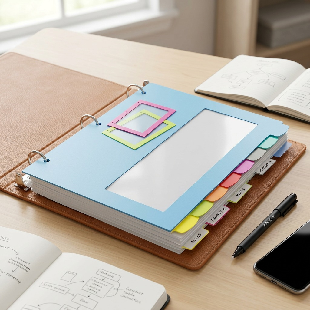 Avery Print or Write Big Tab UltraLast Dividers, 8 Tab Multi-Colour, 1 Set