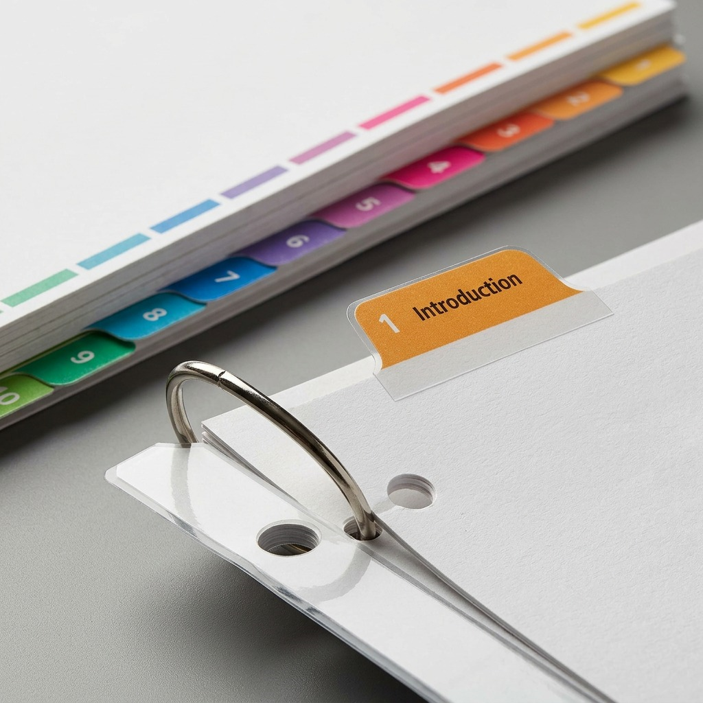 Avery Ready Index Table of Contents Dividers, 10 Tab, 1 Set