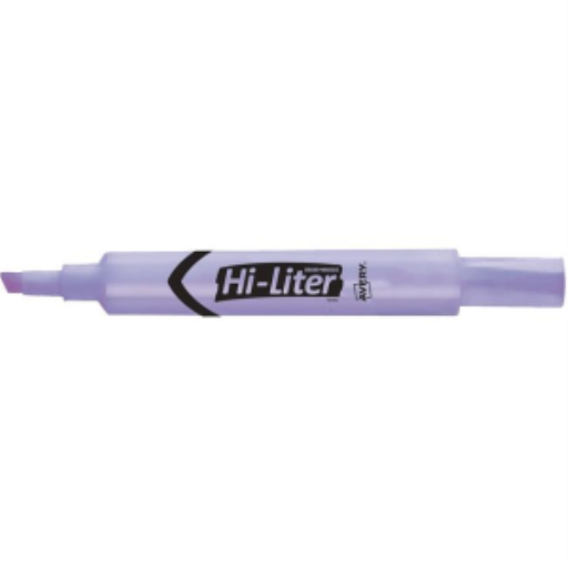 Surligneurs de bureau Avery Hi-Liter, violet fluorescent, 12 par boîte, à l'unité