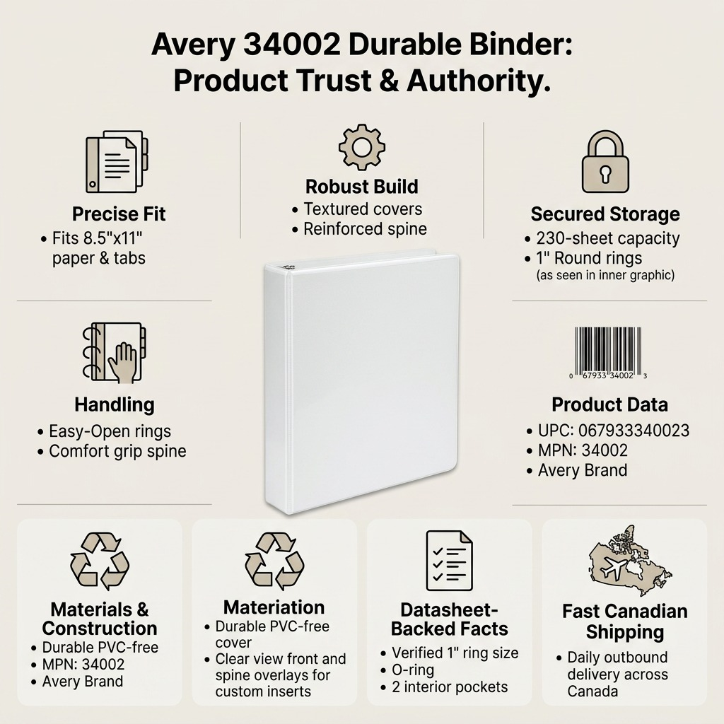 Avery 34002 Durable Binder