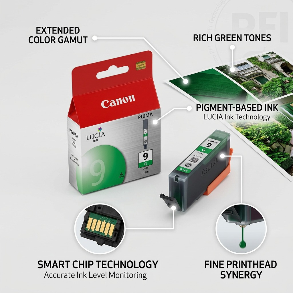 Canon PGI-9 – Green Ink Tank