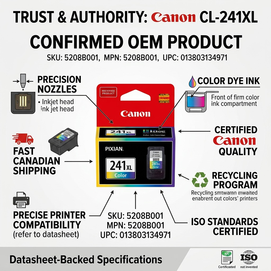 Canon CL-241XL – Colour Ink Cartridge