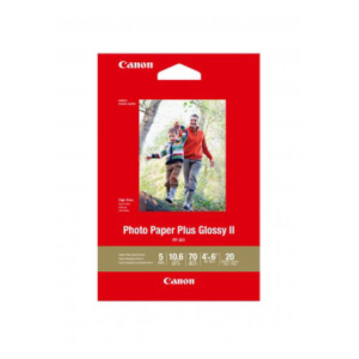 PP-301 Papier photo 4" x 6" Plus brillant (20 feuilles/paquet)