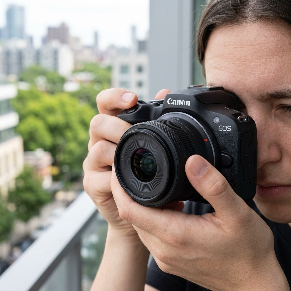 Canon EOS R100 – RF-S18-45mm F4.5-6.3 IS STM Lens Kit