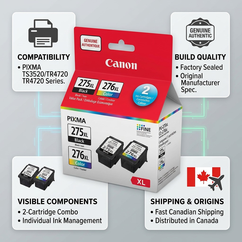 Canon PG-275XL / CL-276XL Combo High Yield (4981C006)